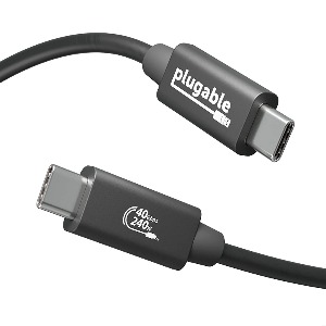 240W 충전이 가능한 Plugable USB4 케이블 1M